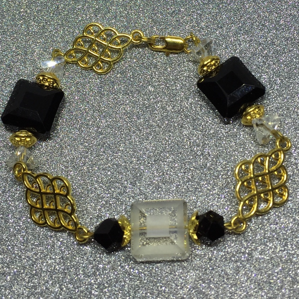 Crystal squares bracelet